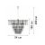 Каскадная люстра Vitaluce V1808-1/12+12+1