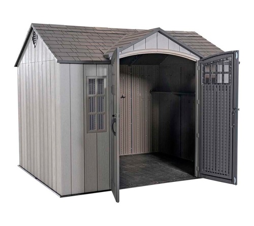 Пластиковый сарай WoodLook 10х8