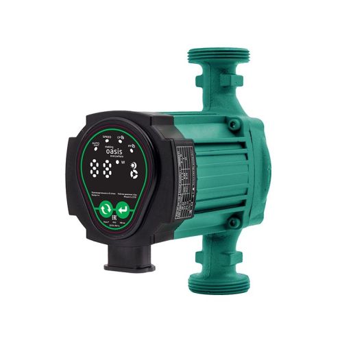 Насос циркуляционный для отопления Oasis CE-25/6 с импульсным управлением, 45 Вт, напор 6 м, 50 л/мин, с накидными гайками