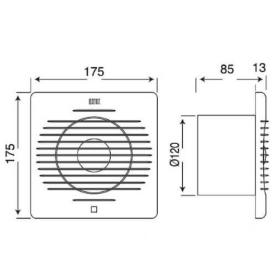 Вентилятор Horoz 500-030-120 HRZ11100061