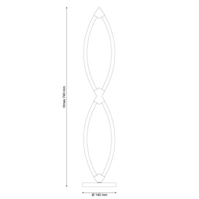 Торшер Lucia Tucci Modena F172.2 LED