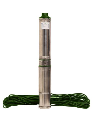 Насос для скважины Oasis SN 90/65 1000 Вт глубинный насос скважинный, погружной, центробежный, расход 90 л/мин, напор 65 м, размеры 100*726 мм