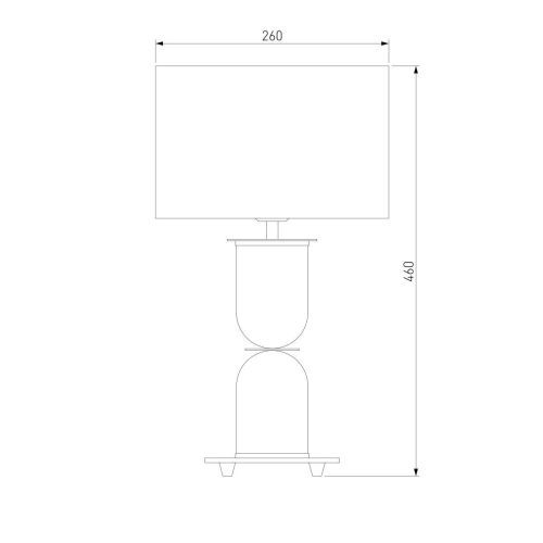 Настольная лампа Eurosvet Caprera 01153/1 никель