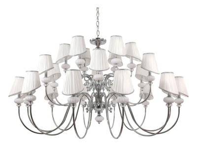 Подвесная люстра Crystal Lux Alma White SP-PL12+6+6