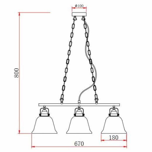 Подвесной светильник Rivoli Avrora 5055-203 Б0047343
