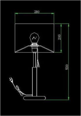 Настольная лампа Lucia Tucci Pelle Bianca T2010.1