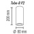 Потолочный светильник TopDecor Tubo8 P2 10 Потолочный светильник TopDecor Tubo8 P2 10