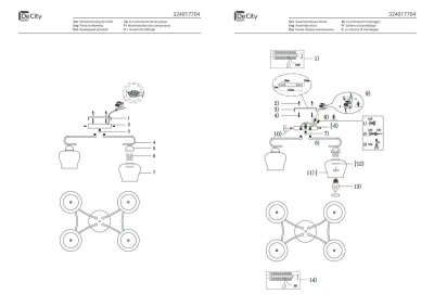 Потолочная люстра De Markt City Альфа 324017704