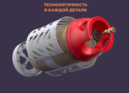 Композитный газовый баллон Hexagon Ragasco 33,5 л, пропановый, для гриля и барбекю (Баллон газовый пустой) Композитный газовый баллон Hexagon Ragasco 33,5 л, пропановый, для гриля и барбекю (Баллон газовый пустой)