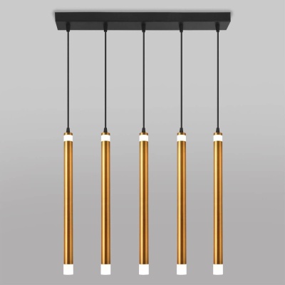 Подвесной светильник Eurosvet 50133/5 LED бронза