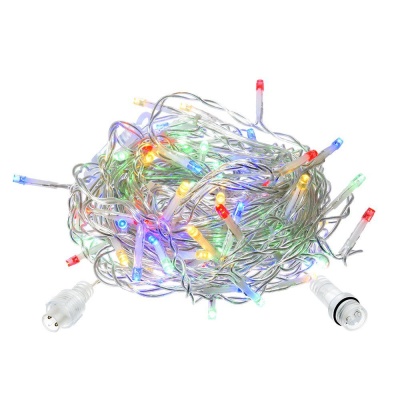 Уличная светодиодная гирлянда Vegas бахрома 24V разноцветная без мерцания 55089