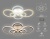 Потолочная светодиодная люстра Ambrella light Original FA4065 Потолочная светодиодная люстра Ambrella light Original FA4065