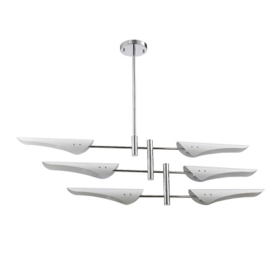 Подвесная люстра Crystal Lux Rafael SP6 Chrome