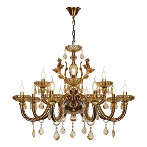 Подвесная люстра iLamp Asia 81069-8+4 BR