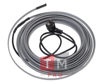 Комплект греющего кабеля на трубу TMpro 16 Вт 27 м с вилкой