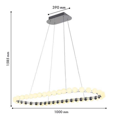 Подвесной светодиодный светильник Favourite Helmet 4589-10P