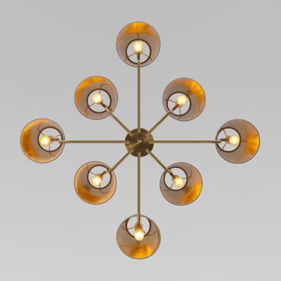 Подвесная люстра Eurosvet Topanga 60173/8 латунь a069018