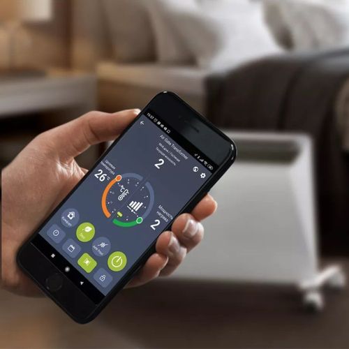 Электрический конвектор Electrolux Air Gate Transformer с блоком управления и шасси ECH/AG2-1000 T-TUE4 с WI-FI, с Алисой, 2 ступени мощности