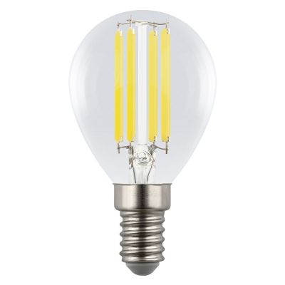 Лампа светодиодная Uniel E14 4W 4000K прозрачная LED-G45-4W/4000K/E14/CL GLY01TR UL-00011939