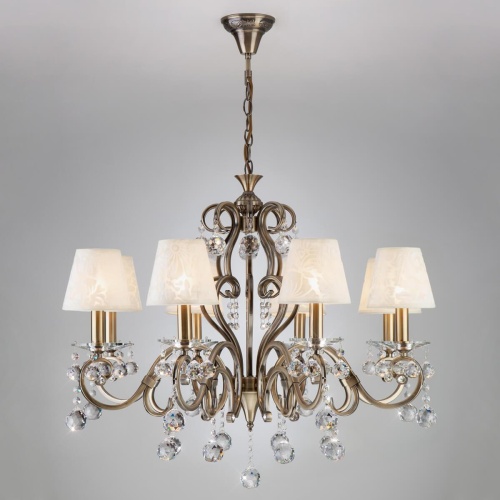 Подвесная люстра Eurosvet 1448/8 античная бронза Strotskis