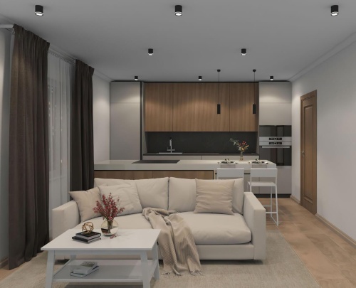 Накладной светодиодный светильник Denkirs Ribe DK4013-BK