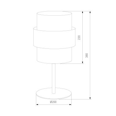 Настольный светильник TK Lighting 5404 Calisto