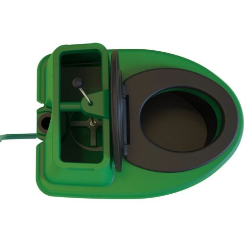 Торфяной туалет для дачи Rostok Комфорт зелёный, биотуалет для дома и дачи