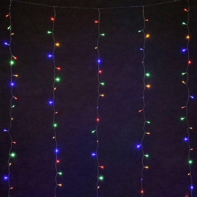 Уличная светодиодная гирлянда Vegas Занавес 220V разноцветная 8 режимов 55146