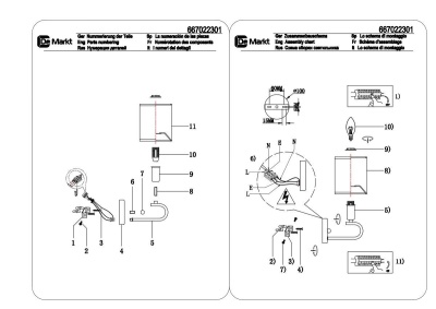 Бра De Markt Конрад 667022301