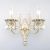 Бра Eurosvet 3281/2 белый с золотом/тонированный хрусталь Strotskis