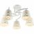 Потолочная люстра Reluce 01384-0.3-05 WH+CR Потолочная люстра Reluce 01384-0.3-05 WH+CR