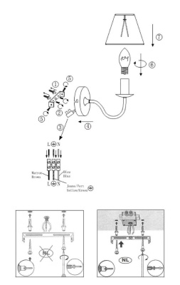 Бра Lucide Campagne 31233/01/21