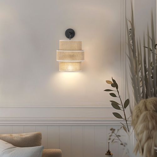 Настенный светильник с тканевым абажуром TK Lighting 5400 Calisto