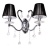 Бра Lumina Deco Bellisica LDW 8033-2 BK Бра Lumina Deco Bellisica LDW 8033-2 BK