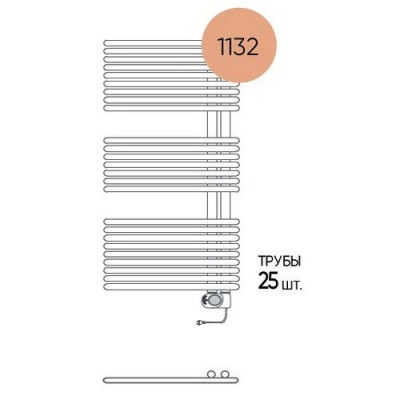 Lazzarini E-Garda 600W белый прямой